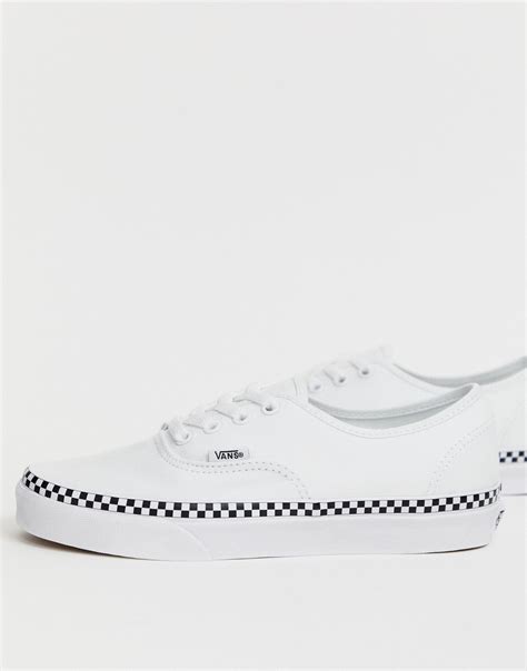 fake white vans shoes|vans authentic check.